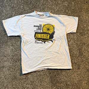 Vintage 1995 Tenet ParaAmerica Bicycle Challenge Finisher Graphic T-Shirt
